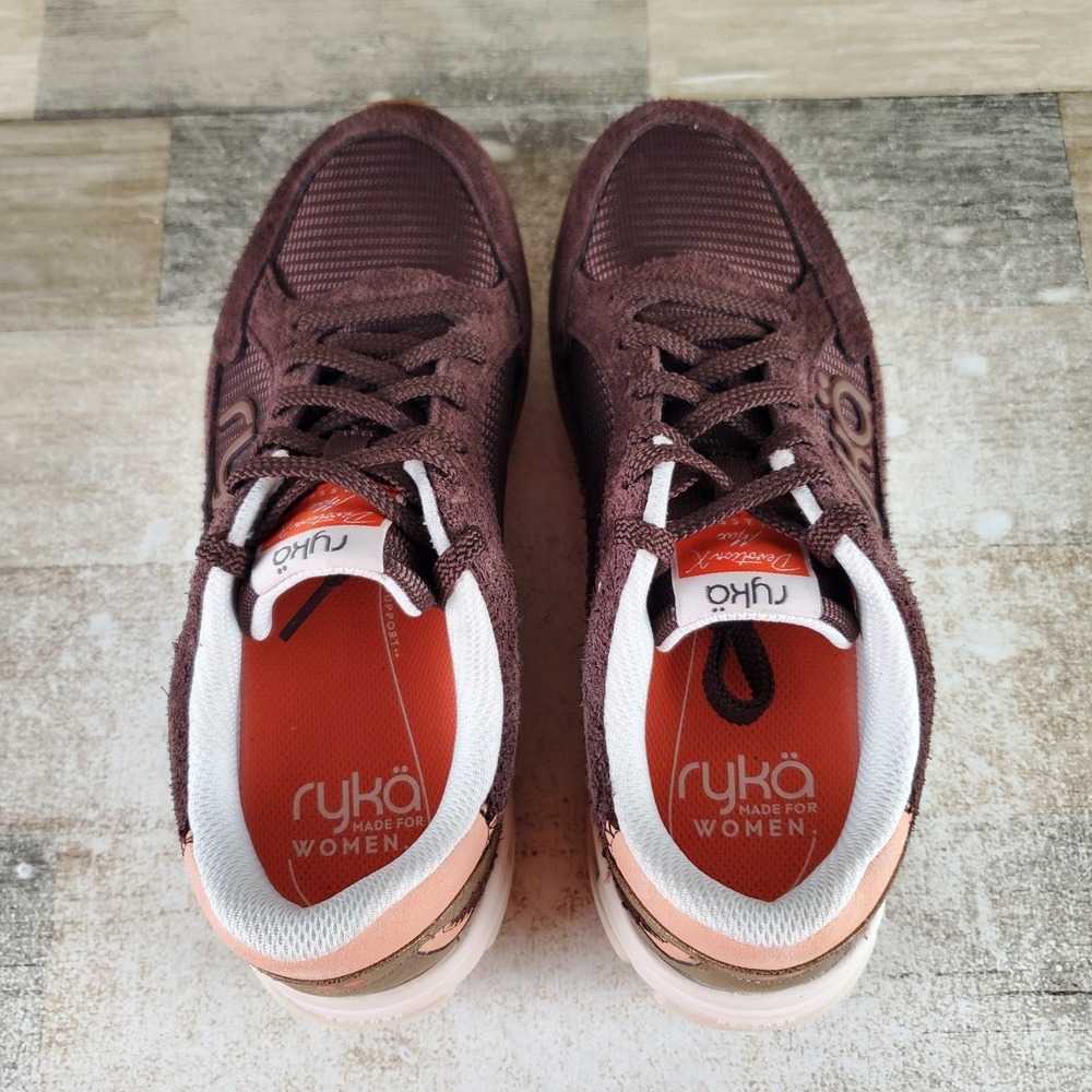 Ryka Devotion X Max Womens Shoes Sz 8.5 M Chicory Brown Classic Walking Sneakers - Picture 4 of 10